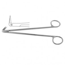 Diethrich-Potts Vascular Scissor Angled 90° - Ultra Delicate Blade Stainless Steel, 18 cm - 7"